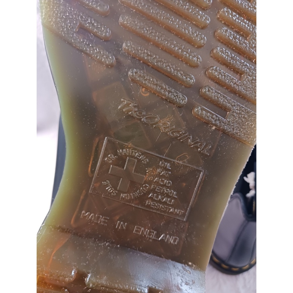 Dr. Martens x Needles Chelsea Boots 2976 Snaffle Black Leather Men's 9 Women 10 - Picture 9 of 11